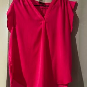 Vince Camuto Vibrant Pink Blouse
